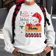 I Love Being A Mama Snowman Family Christmas Xmas Pajamas Men Women Sweatshirt Graphic Print Unisex Gifts for Old Men