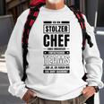 Ich Bin Stolzer Chef Eines Ungeheuer Fantastischen Teams Job Sweatshirt Geschenke für alte Männer