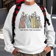 Im With The Banned Funny Book Readers I Read Banned Books Sweatshirt Gifts for Old Men