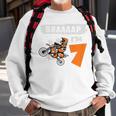 Kinder Braaaap Im 7 Dirt Bike Motocross 7 Geburtstag Sweatshirt Geschenke für alte Männer