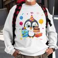 Kinder Pinguin-Party 9. Geburtstag Sweatshirt, Pinguin Mottoparty Outfit Geschenke für alte Männer