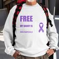 Land Of The Free Because My Daddy Is Brave Militarychild Sweatshirt Gifts for Old Men
