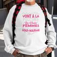 Les Vraies Femmes Font De La Plongée Sous-Marine Sweatshirt Geschenke für alte Männer