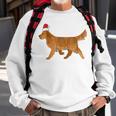 Lustiges Golden Retriever Weihnachts-Sweatshirt, Hunde-Design Tee Geschenke für alte Männer