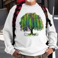 Mardi Gras Tree Beads New Orleans 2023 Watercolor Vintage Sweatshirt Gifts for Old Men
