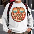 Mens Groovy Daddy 70S Aesthetic Nostalgia 1970S Retro Dad Sweatshirt Gifts for Old Men