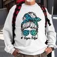 Messy Bum Mom Gym Life Leopard Sweatshirt Gifts for Old Men