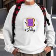 Peanut Butter And Jelly Costumes For Adults Funny Food Fancy Men Women Sweatshirt Graphic Print Unisex Gifts for Old Men