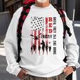 Red Friday Until They All Are Home Patriotic American Gift Sweatshirt Gifts for Old Men