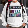 Straight Outta My Forties Vintage 50Th Birthday 1973 Legend Sweatshirt Gifts for Old Men
