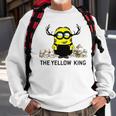 The Yellow King Minoion And Skulls Sweatshirt Gifts for Old Men