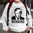 Trump Hot Winning 2024 45 47 Re-Elect President Sweatshirt Gifts for Old Men
