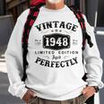 Vintage 1948 75 Years Old 75Th Birthday Gifts For Men Sweatshirt Gifts for Old Men