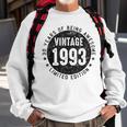 Vintage 1993 Limited Edition 30 Year Old Gifts 30Th Birthday Sweatshirt Gifts for Old Men