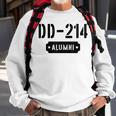 Vintage Dd-214 Alumni Us Military Veteran Men Women Sweatshirt Graphic Print Unisex Gifts for Old Men