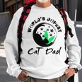 World’S Dopest Cat Dad Sweatshirt Gifts for Old Men