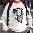 Zodiac Dead Aries &Amp Tentacles Sweatshirt Gifts for Old Men