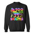 100 Days Smarter Teacher Or Student Pop It Dinosaur V2 Sweatshirt