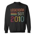 12 Geburtstag Legendär Seit 2010 Geschenk Sweatshirt