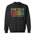 16 Year Old Gifts Made In 2007 Vintage 16Th Birthday Retro Men Women Sweatshirt Graphic Print Unisex