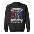 1957 Birthday Grumpy Old Bikers Motorbike RiderSweatshirt