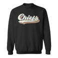 Chiefs Name Personalized Vintage Retro Chiefs Sport Name  Sweatshirt