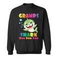 Gramps Shark  Funny Fathers Day Gift For Mens Dad Sweatshirt