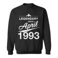 30 Geburtstag 30 Jahre Alt Legendär Seit April 1993 V3 Sweatshirt