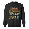 44 Year Old Awesome Since May 1979 44Th Birthday Sweatshirt