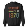 51 Geburtstag Legendär Seit 1970 Geschenk Sweatshirt