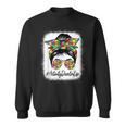 Activity Director Messy Bun Supporting Autism Awareness Sweatshirt