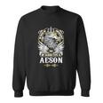 Aeson Name- In Case Of Emergency My Blood Sweatshirt