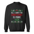 All I Want Is More Soju South Korean Alcohol Ugly Christmas Gift Sweatshirt