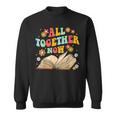 All Together Now Summer Reading Program 2023 Book Groovy Sweatshirt