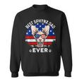 American Flag 4Th Of July Gift Sphynx DadCat Lovers Sweatshirt