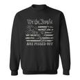 American Flag Bald Eagle We The People Are Pissed Off Sweatshirt