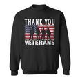 American Flag Thank You Veterans Proud Veteran Usa Day V2 Sweatshirt