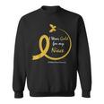 Aunt Uncle Wear Gold For My Niece Childhood Cancer Awareness Sweatshirt