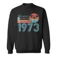 Awesome Since 1973 Retro Beach Sunset Vintage-1973 Sweatshirt