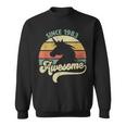Awesome Since 1983 Retro Unicorn Birthday Gift Vintage Sweatshirt