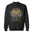 Awesome Since June 2013 10Th Birthday Gifts For 10 Year Old Sweatshirt