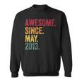 Awesome Since May 2013 8Th Birthday 8 Years Old Vintage Sweatshirt