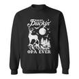 Best Buckin Opa Ever Deer Hunting Fathers Day Gift Gift For Mens Sweatshirt