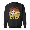 Best Cow Dad Ever Funny Cow Farmer Design Sweatshirt