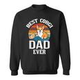 Best Dog Dad Ever Corgi Retro Vintage Sweatshirt