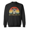 Best Pitbull Dad Ever Pitbull Dog Lovers Fathers Day Gift Sweatshirt
