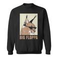 Big Floppa Meme Cat Caracal Cool Funny Cats Caracals Lover Sweatshirt