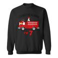 Birthday 7 Year Old Fire Fighter Truck | Firetruck Sweatshirt