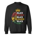 Black Father Black Leader Black King Junenth Lion Dad Gift For Mens Sweatshirt