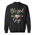 Blessed Gigi Floral For Women Mothers Day Grandma Sweatshirt